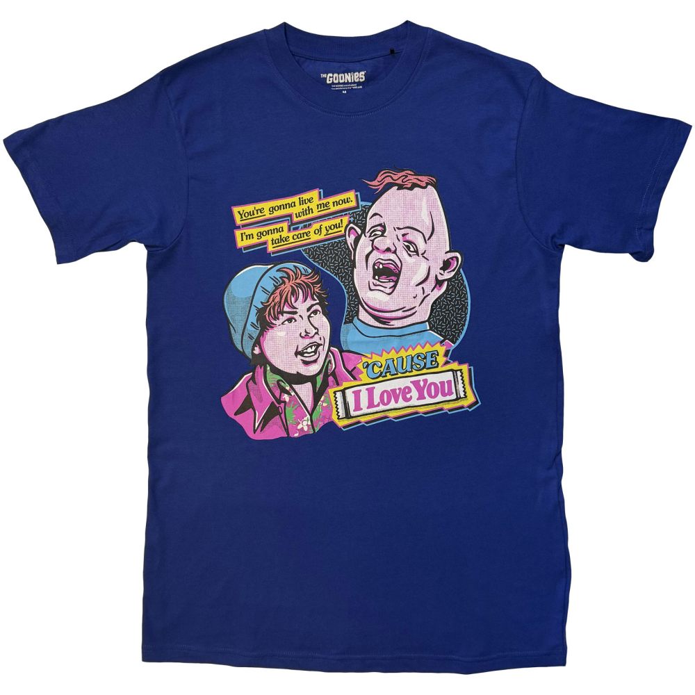 The Goonies - Cause l Love You Herren TShirt - Blau